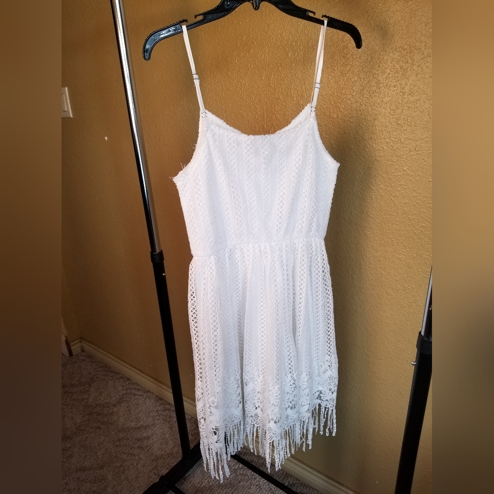 GB Girls White Lace Dress